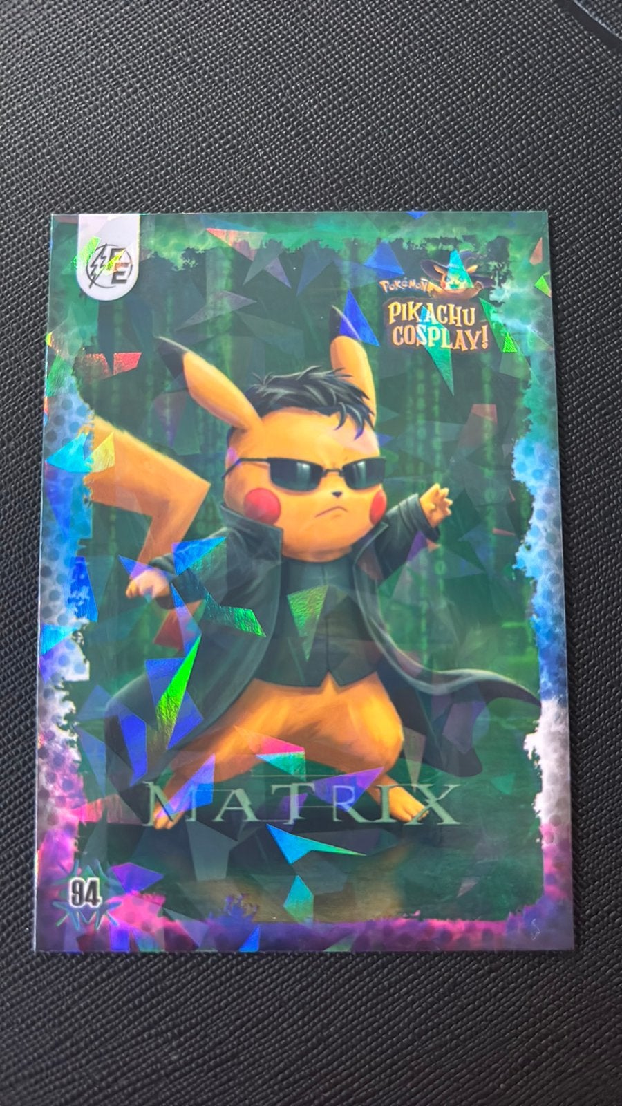 Pikachu Cosplay Matrix #94, Ophalen of Verzenden, Zo goed als nieuw, Losse kaart, Foil