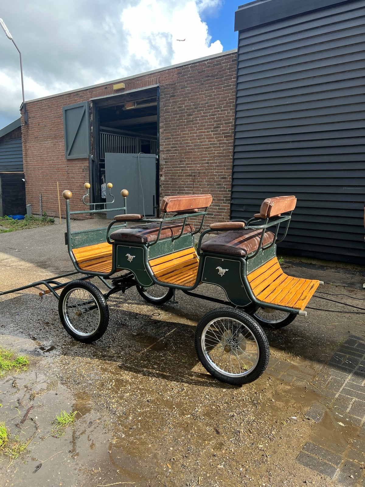 menwagen geremd, Dieren en Toebehoren, Gebruikt, Overige typen, Pony