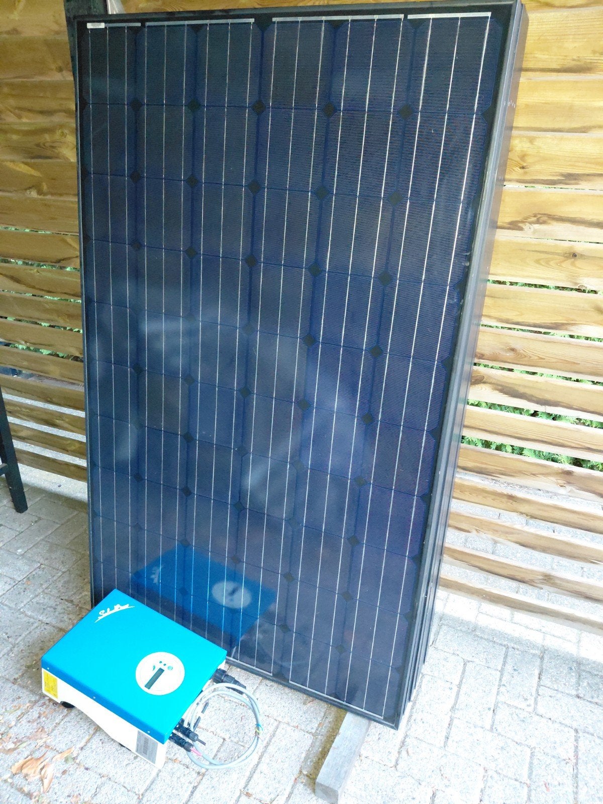6 x zonnepanelen en omvormer 1400 wp, Ophalen, Gebruikt, Compleet systeem