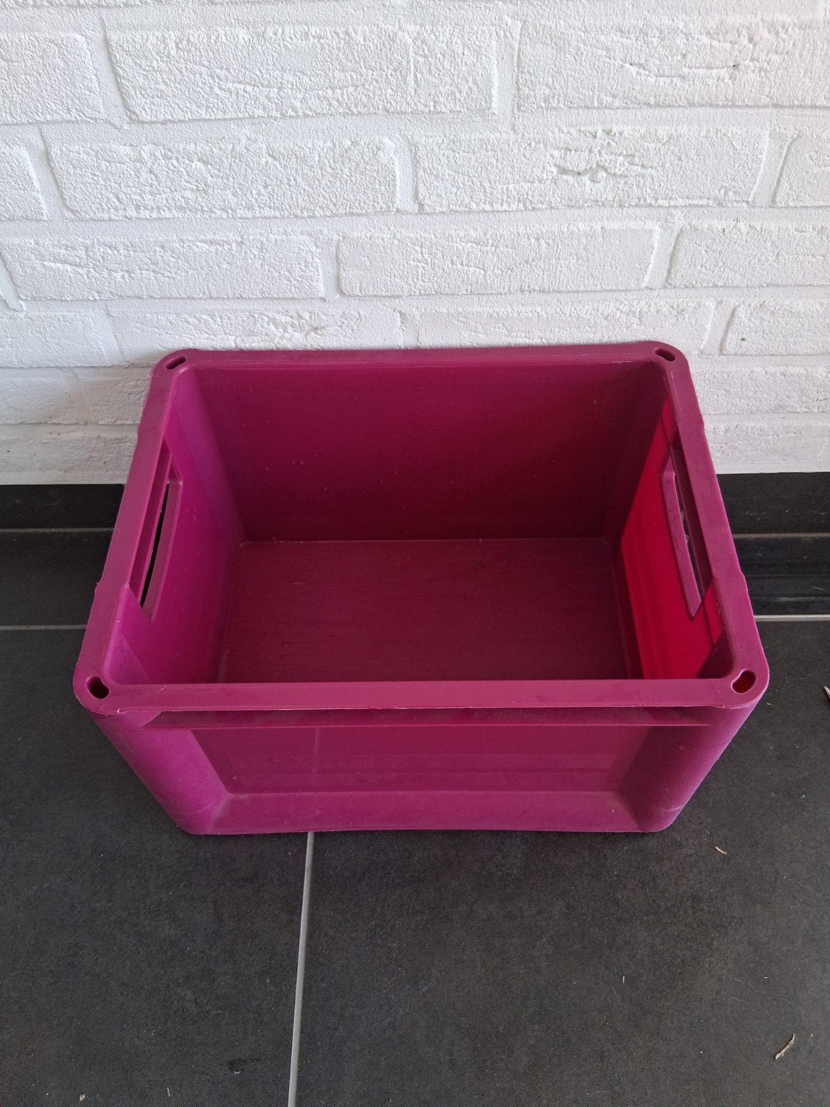Roze opbergkrat Curver 20L, Doe-het-zelf en Verbouw, Ophalen, Gebruikt, Minder dan 35 cm, Minder dan 50 cm