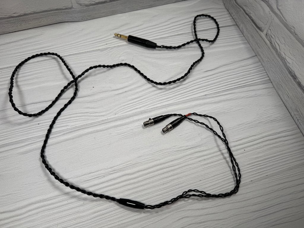 Audeze Cable 2m hoofdtelefoonkabel (mini XLR naar 6.3), Verzenden, Nieuw, Minder dan 2 meter, Overige kabels