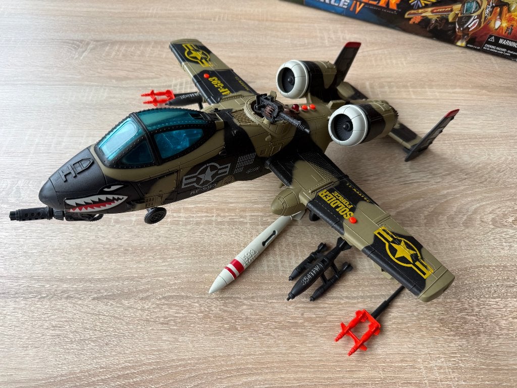 Soldier Force A-10 Air Strike vliegtuig, Ophalen of Verzenden, Gebruikt