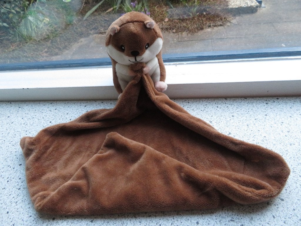 Knuffeldoek met hamster bruin velours van Zeeman, Kinderen en Baby's, Speelgoed | Knuffels en Pluche, Hamster, Ophalen of Verzenden