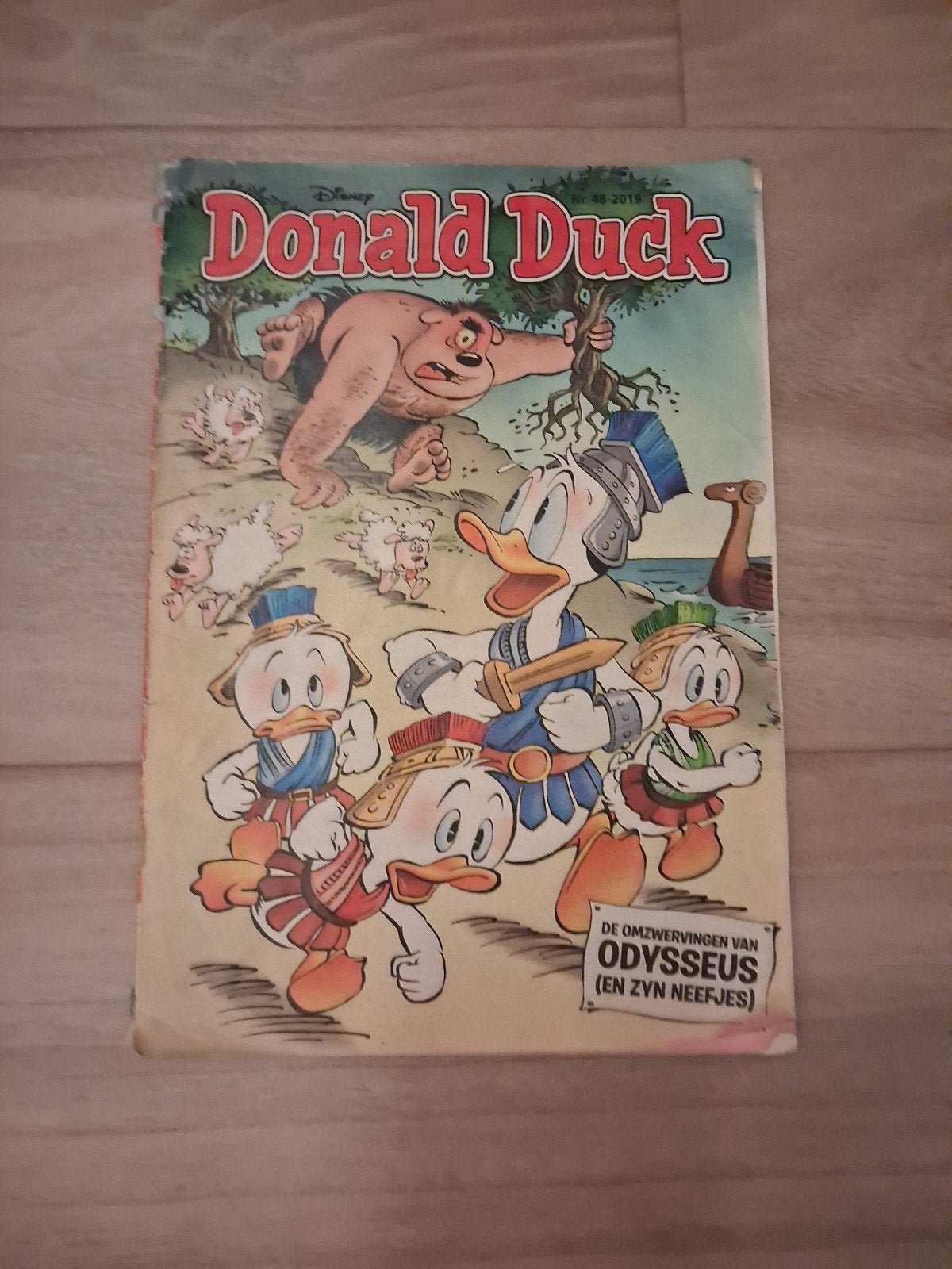 Donald Duck: De Omzwervingen van Odysseeus (en zijn neefjes), Boeken, Eén stripboek, Verzenden, Gelezen, Walt Disney