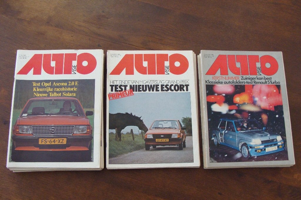 AutoVisie tijdschriften, Gelezen, Diverse, Algemeen, Ophalen of Verzenden