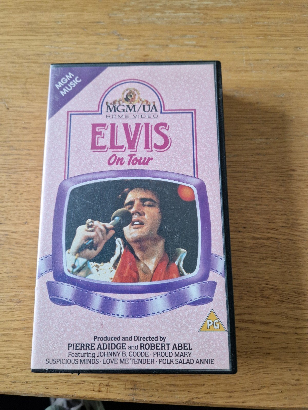 Elvis On Tour VHS - Zeldzame concertbeelden, Cd's en Dvd's, Muziek, Alle leeftijden, Ophalen of Verzenden, VHS