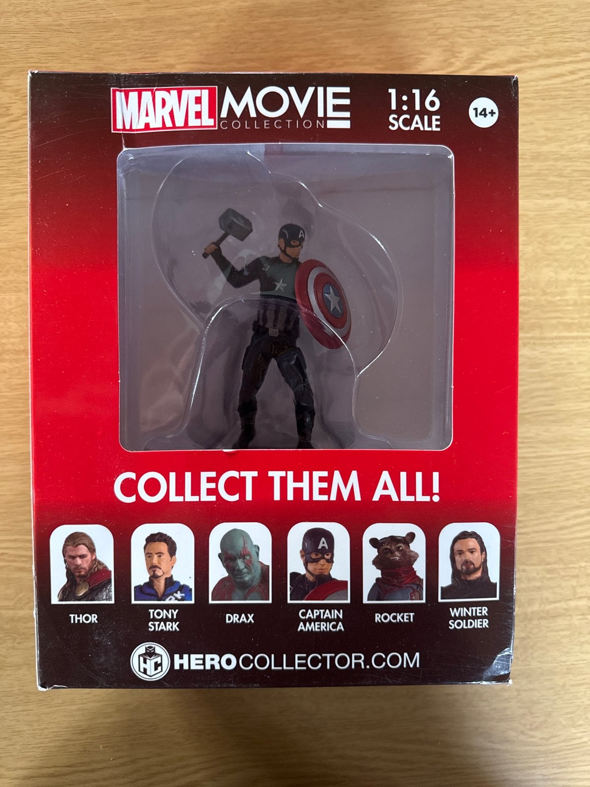 Captain America Eaglemoss 1:16 Marvel Movie Collection, Ophalen of Verzenden, Nieuw