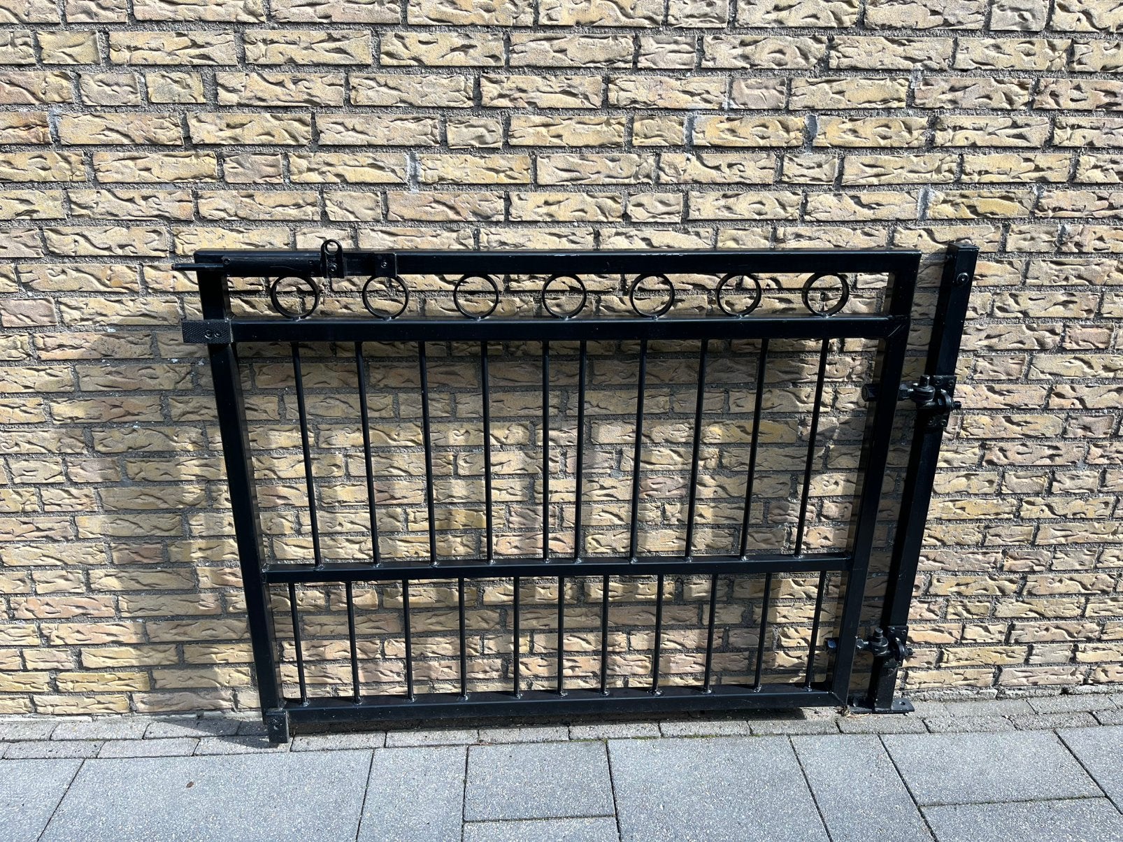 Mooii zelfgemaakt hek zware kwaliteit, Ophalen of Verzenden, Gebruikt, Hout, Tuinhek