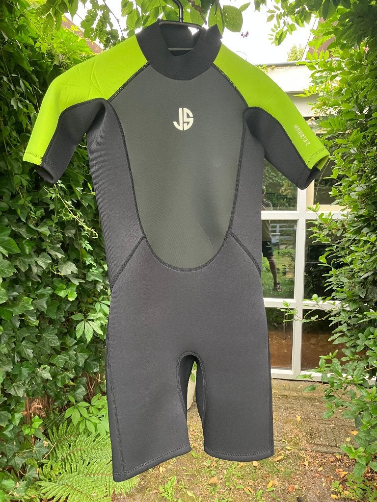 JS Tarifa wetsuit Shorty JXL dikte 3/2 mm, Ophalen of Verzenden, Gebruikt, Dame of Heer, Wetsuit