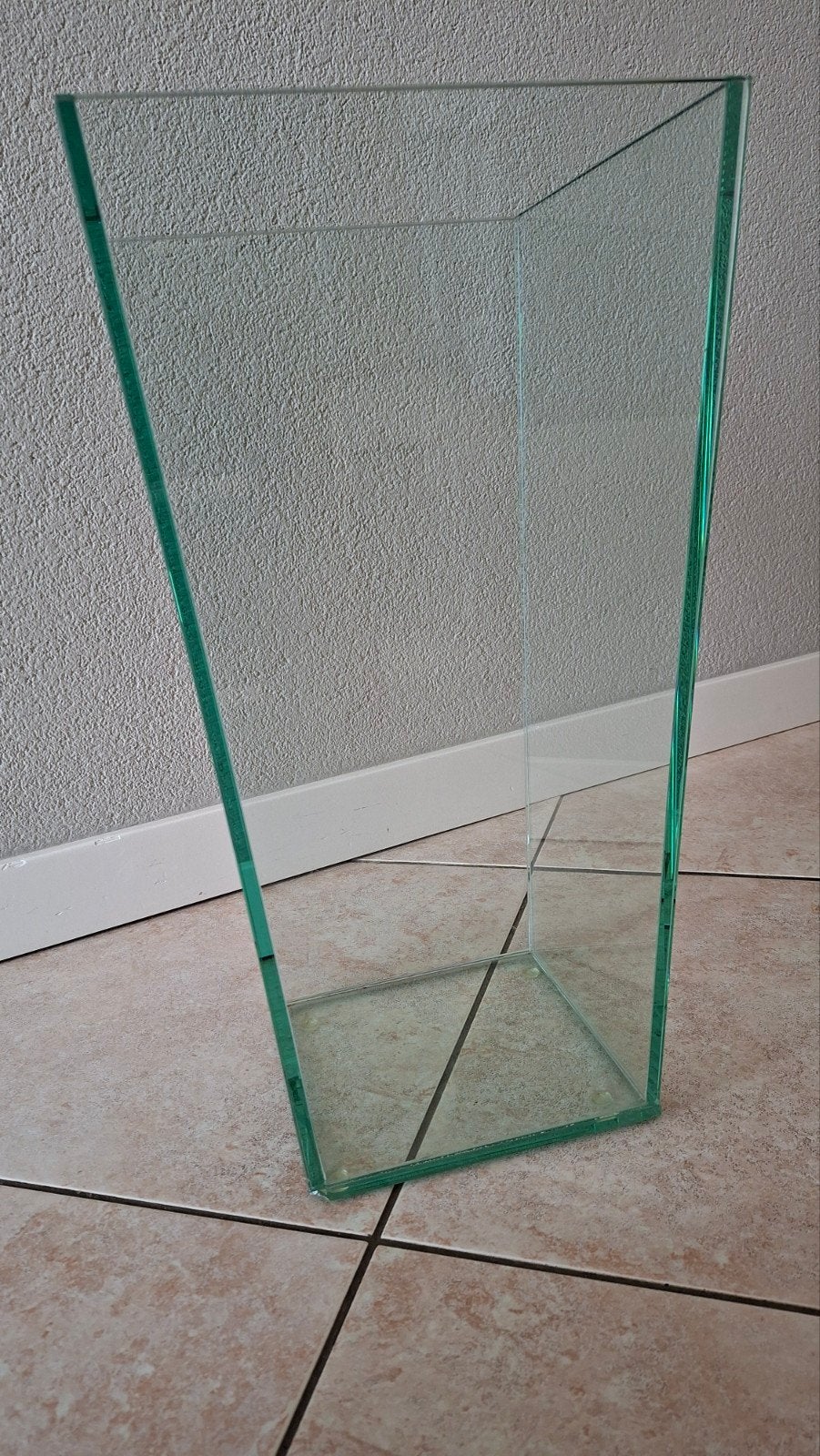 Paraplubak Vierkant en modern design, Ophalen, Zo goed als nieuw, Transparant, Glas