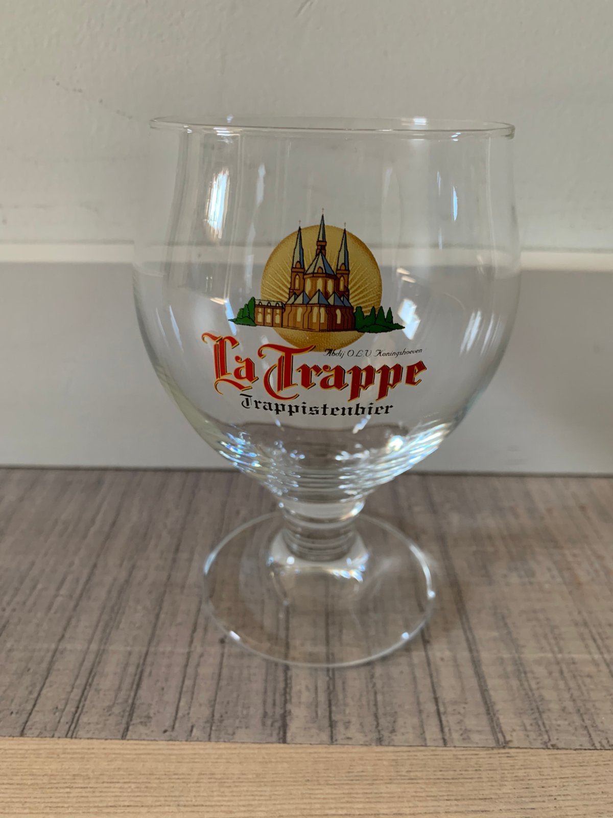 La trappe bierglas, Ophalen of Verzenden, Nieuw, Glas of Glazen, La Trappe