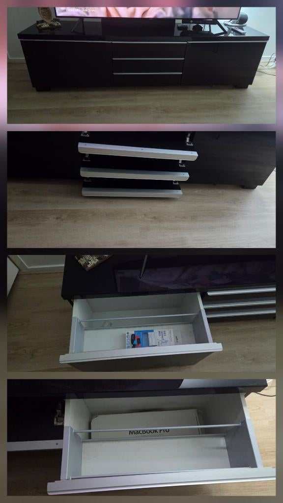 Ikea Tv meubel, Ophalen, 150 tot 200 cm, Minder dan 100 cm, Grenenhout