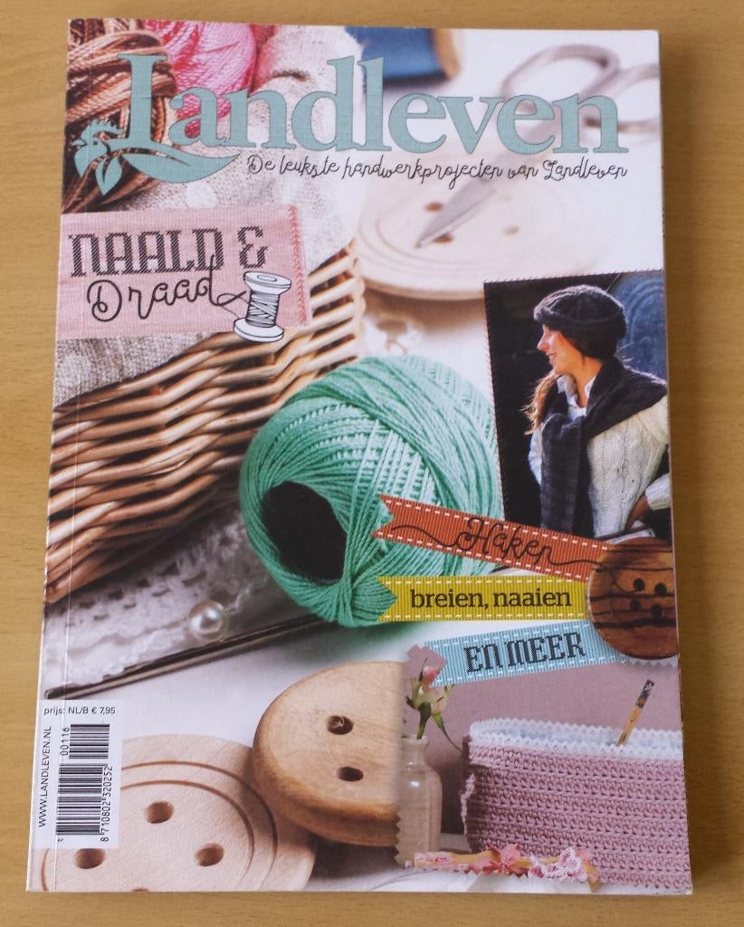 Landleven Naald & Draad - 2016 - haken, breien, naaien, enz, Hobby en Vrije tijd, Gebruikt, Breien of Haken, Ophalen of Verzenden