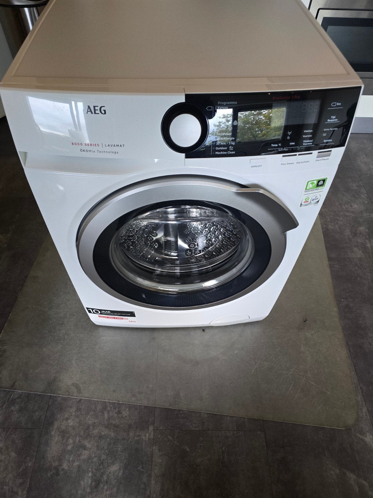 AEG 8000 SERIES LAVAMAT ÖKOMix Wasmachine 8kg, Ophalen, Energieklasse A of zuiniger, 8 tot 10 kg, Voorlader