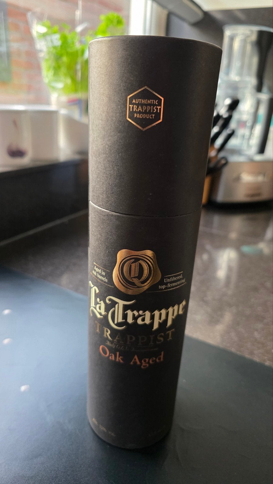 Vier flessen La Trappe Oak Aged Batch 57, Verzamelen, Ophalen of Verzenden, Nieuw, Flesje(s), La Trappe