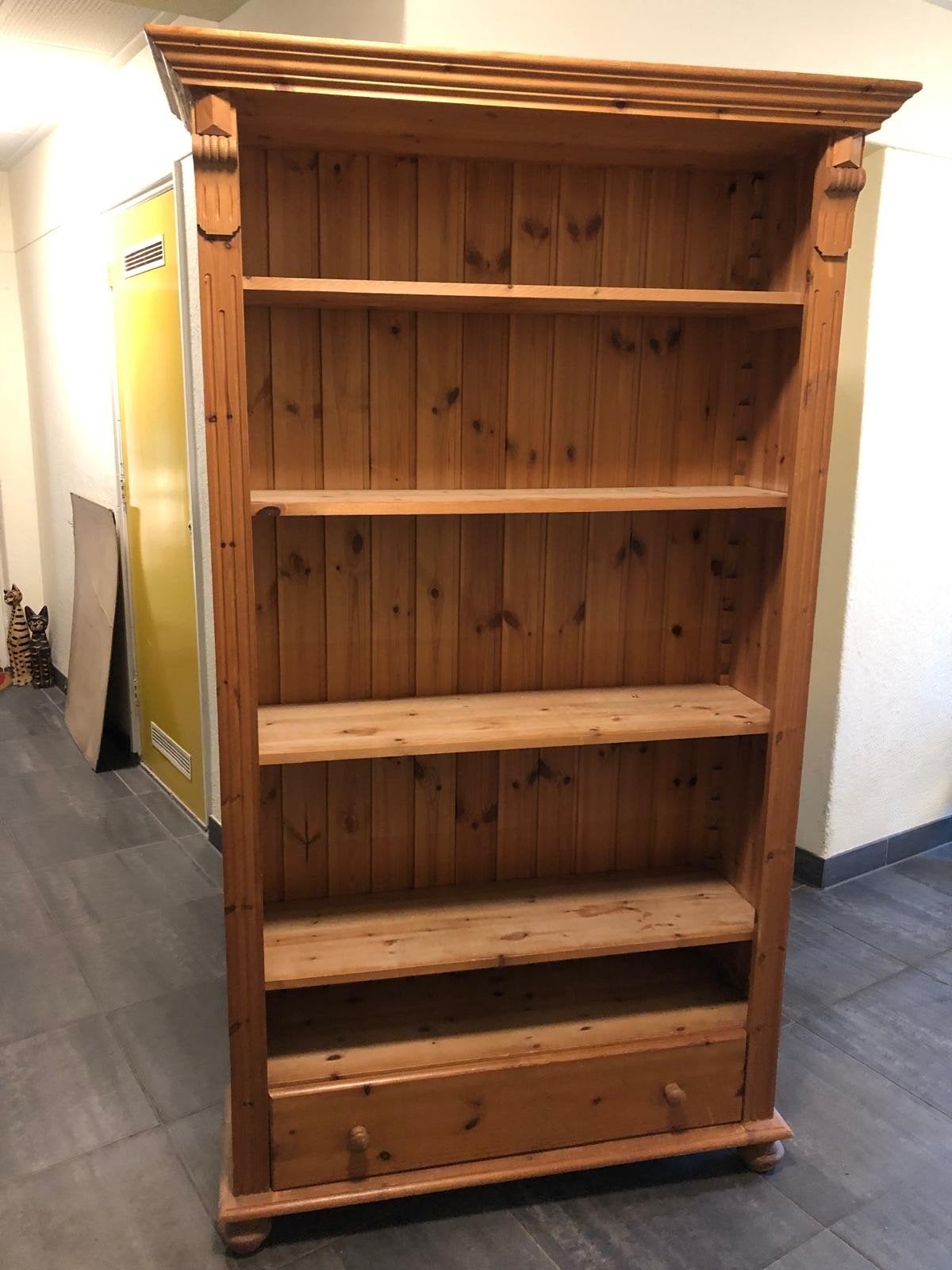 Prachtige grenen (boeken) kast, Ophalen, 25 tot 50 cm