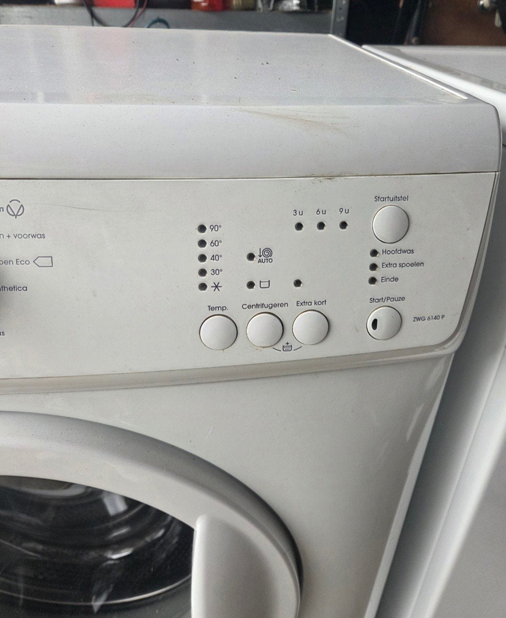 Zanussi wasmachine, Ophalen, Gebruikt, Voorlader, 85 tot 90 cm