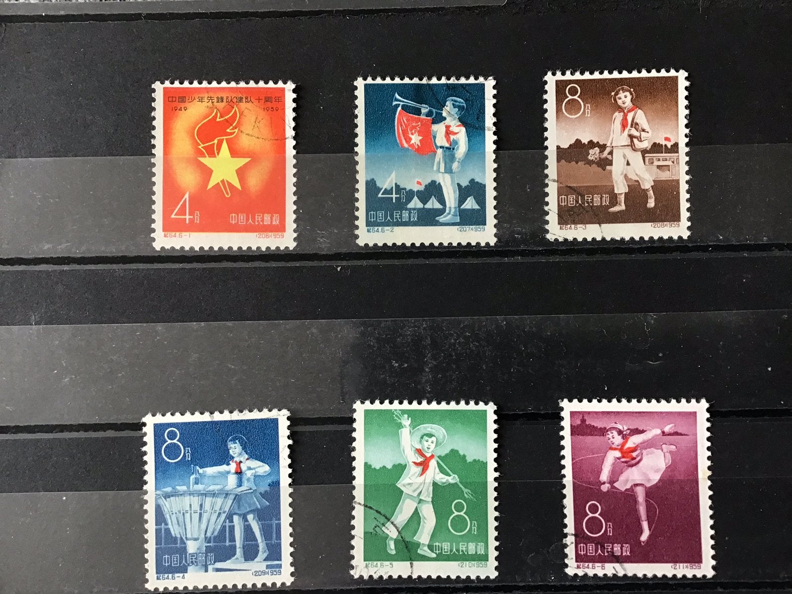 056. 6 x China, Ophalen of Verzenden, Oost-Azië