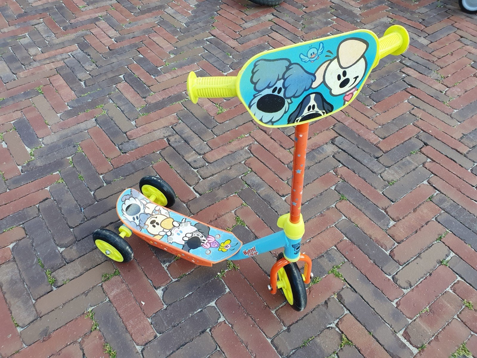 Stepje Woezel en Pip, Fietsen en Brommers, Steps, Ophalen, Gebruikt, Gewone step