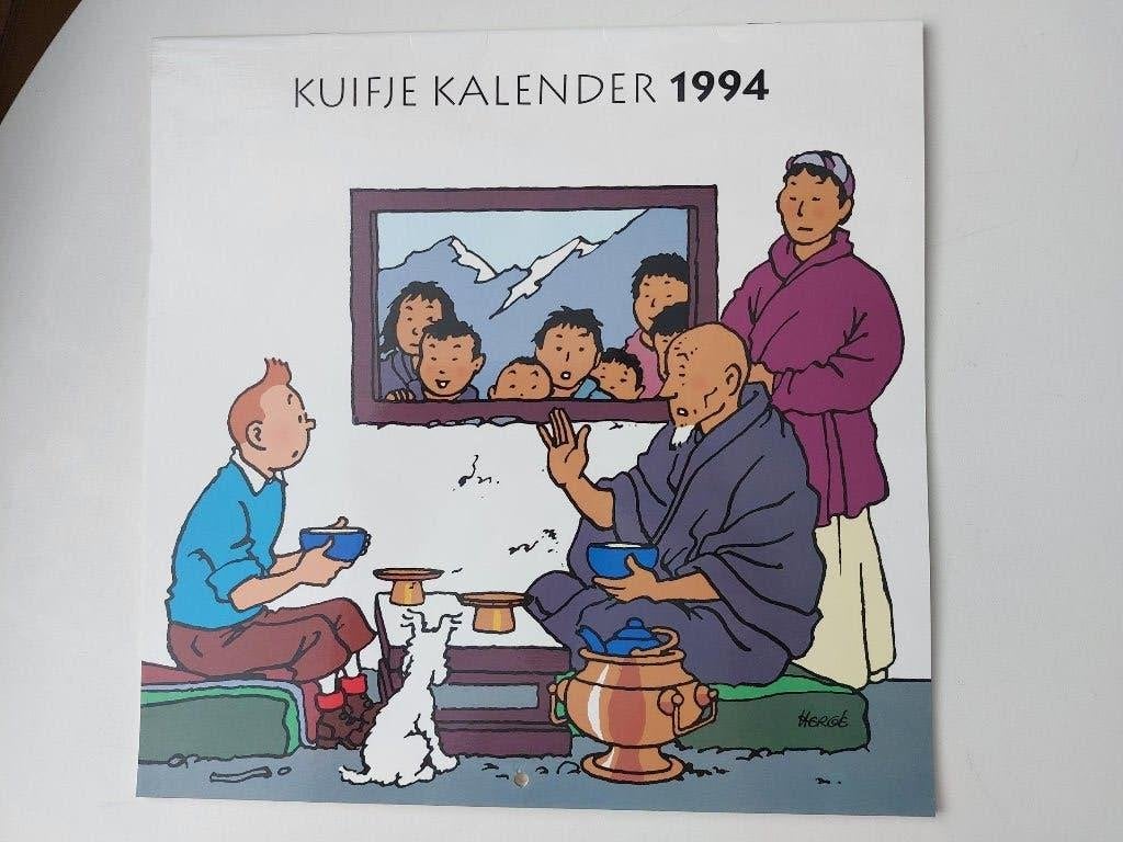 Kuifje kalender 1994 nieuwstaat, Boeken, Eén stripboek, Verzenden, Zo goed als nieuw