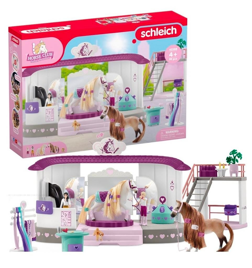Schleich HORSE CLUB Sofia's Beauties - Beautysalon, Ophalen of Verzenden, Zo goed als nieuw, Meisje