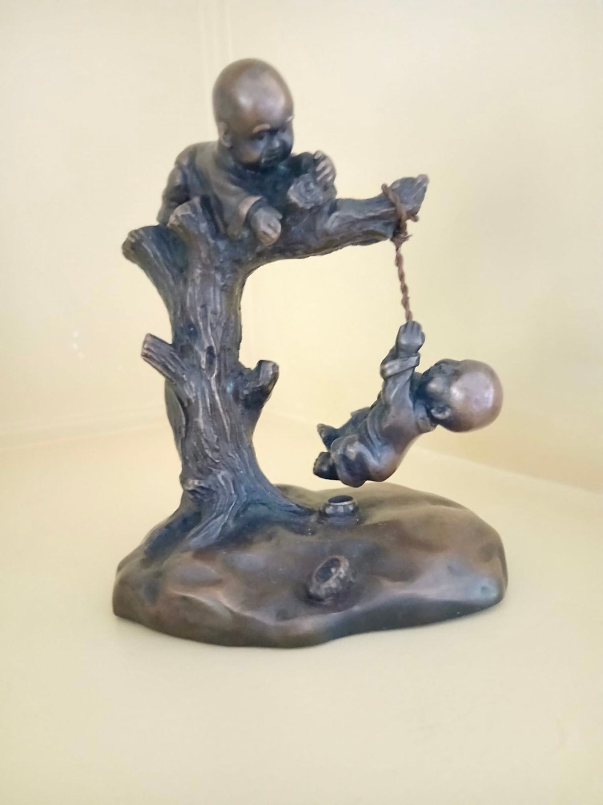 Prachtig oude bronzen Japanse Okimono Japan Fin Aet, Antiek en Kunst, Ophalen of Verzenden