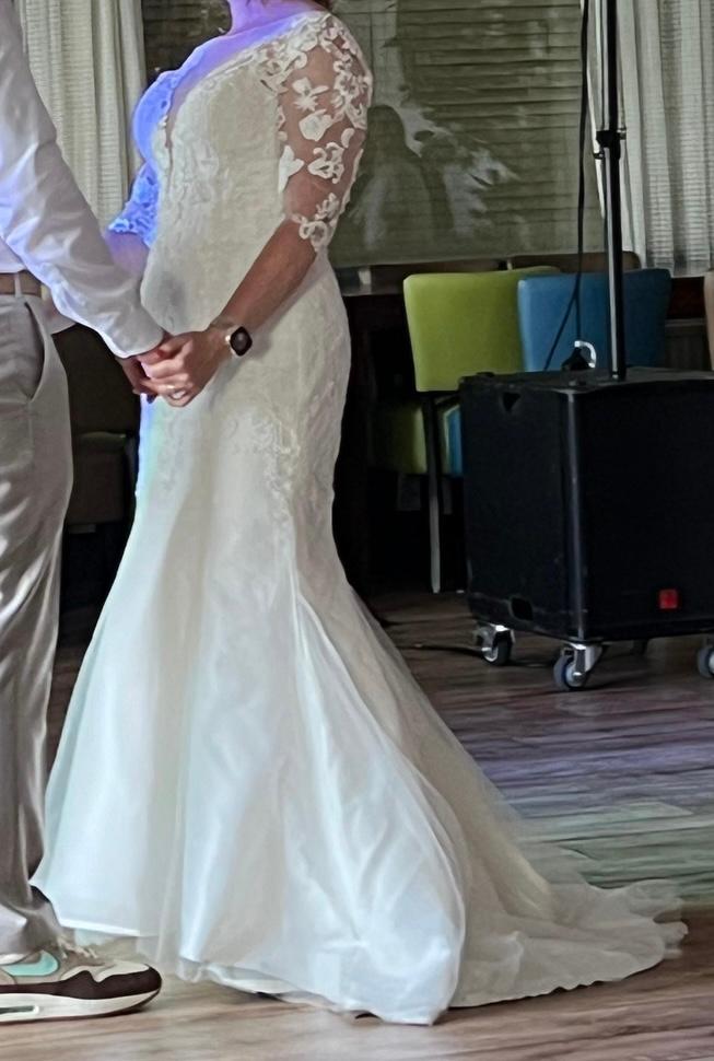 Prachtige trouwjurk Orea Sposa maat 38, Ophalen of Verzenden, Gedragen, Wit, Trouwjurk