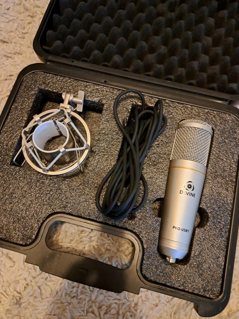 Devine USB microfoon, Ophalen of Verzenden, Studiomicrofoon