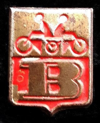 Batavus schild speld oud, Verzenden, Gebruikt, Transport, Speldje of Pin