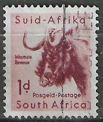 Zuid-Afrika 1954 - Yvert 202 - Gnoe - 1 p. (ST), Verzenden, Zuid-Afrika, Gestempeld