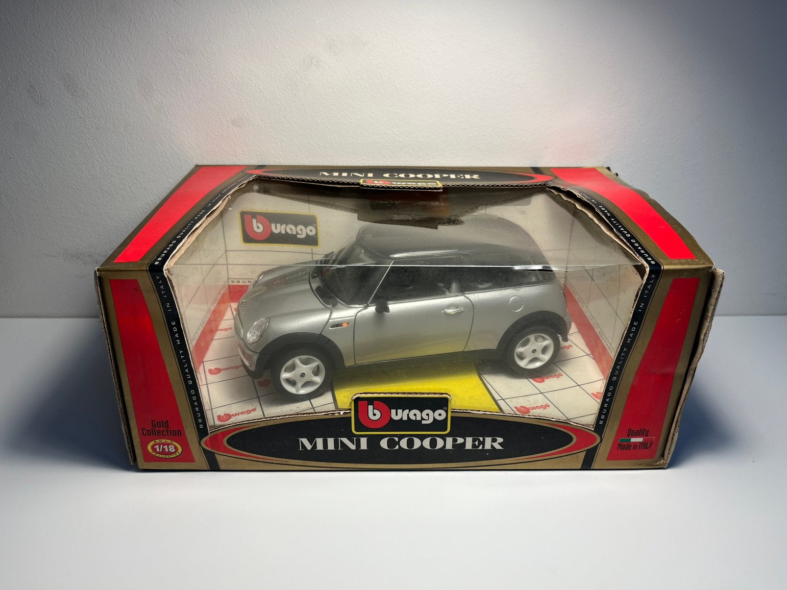 Bburago - Mini Cooper - Schaal 1:18, Hobby en Vrije tijd, Ophalen of Verzenden, Zo goed als nieuw, Bburago