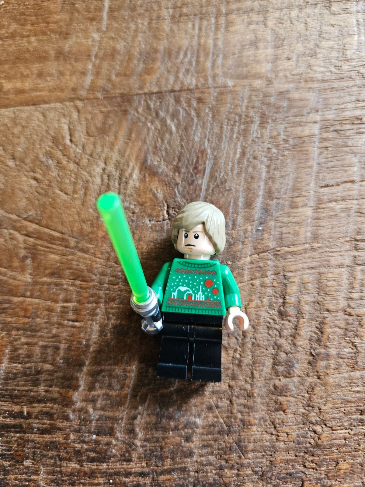 LEGO Star Wars Luke Skywalker Kersttrui Minifiguur, Ophalen of Verzenden