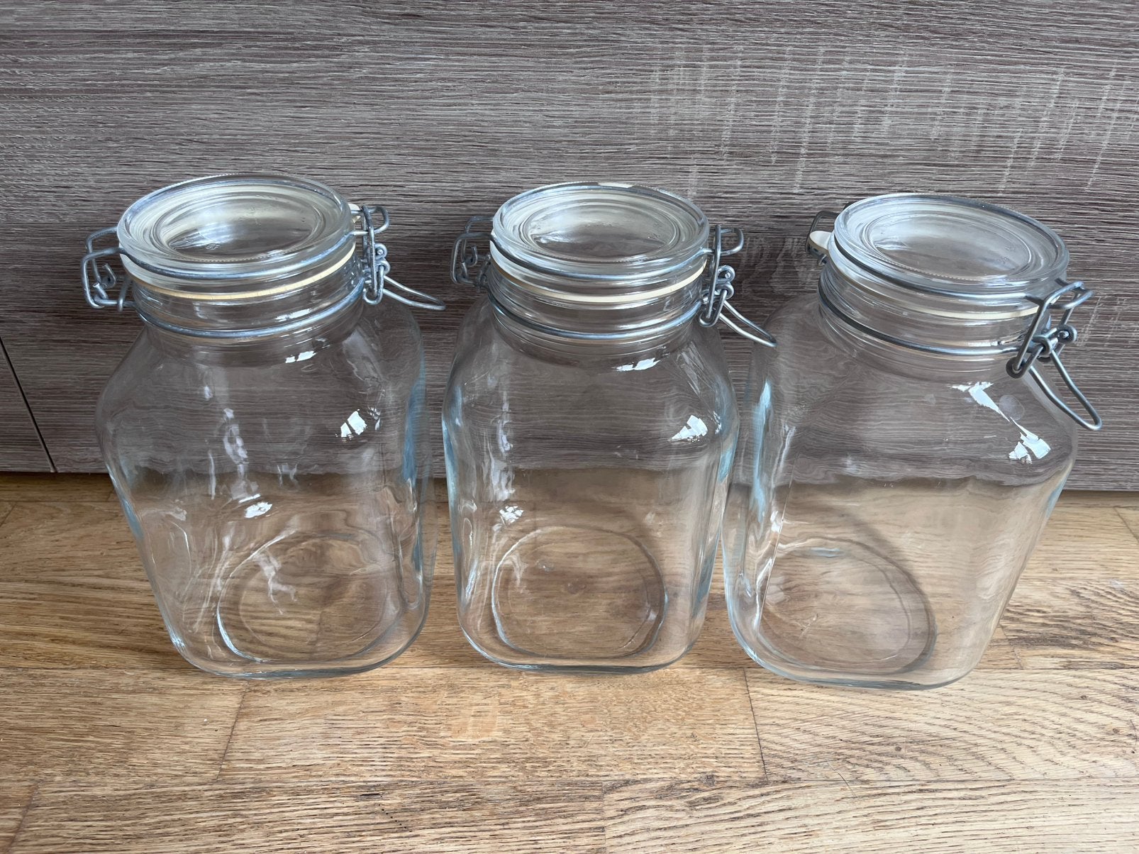 glazen potten 3L, Ophalen, Zo goed als nieuw, Glas, Pot, Bus of Blik