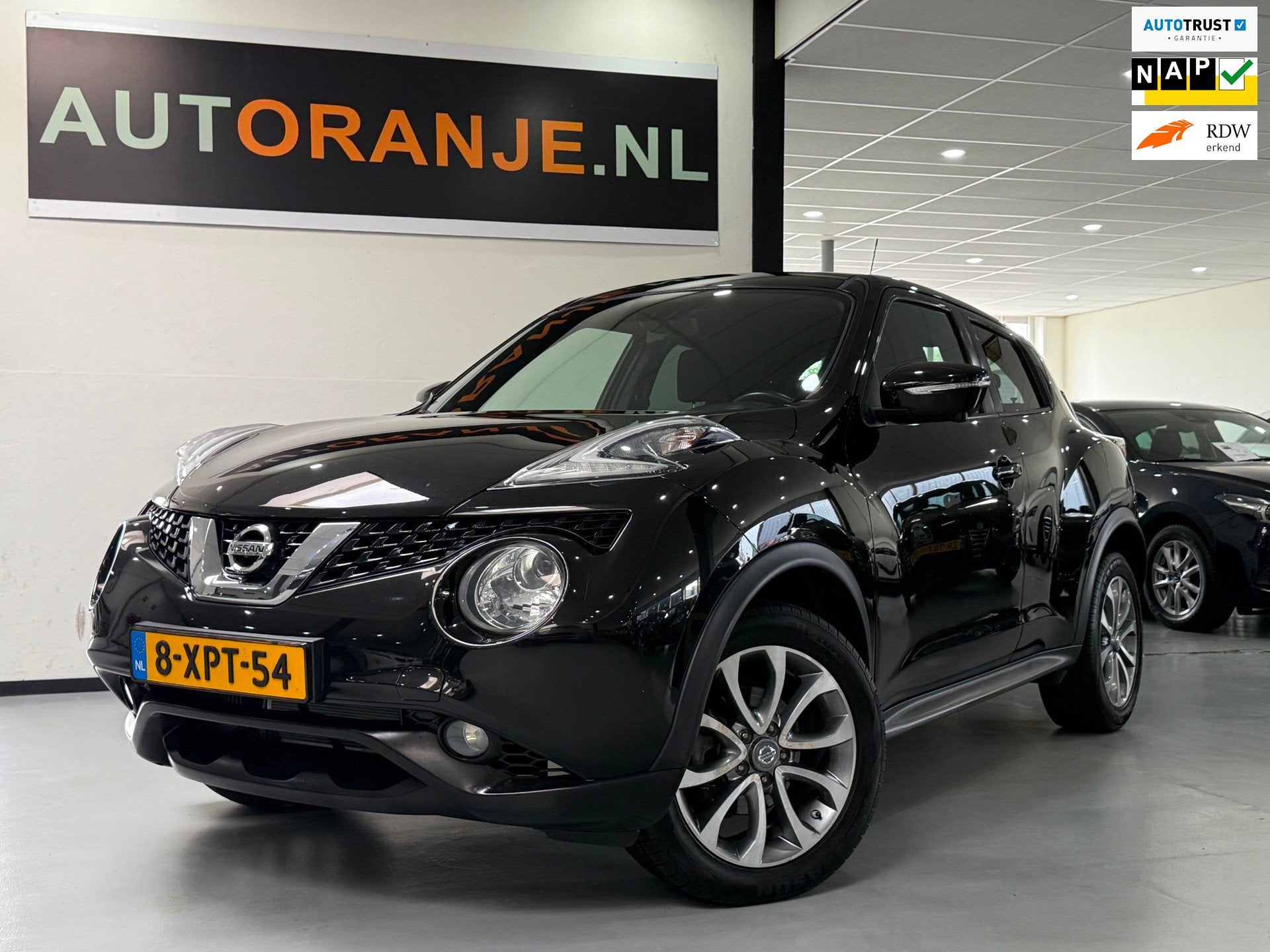 Nissan Juke 1.2 DIG-T S/S Connect Edition-Clima-Cruise-Navie, Voorwielaandrijving, 116 pk, Zwart, Origineel Nederlands
