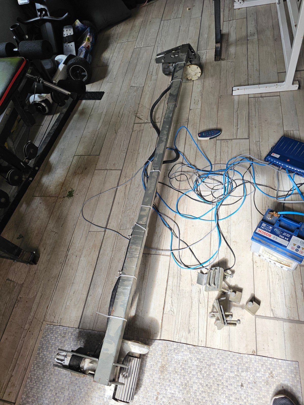 Volautomatische mover voor caravan, Ophalen