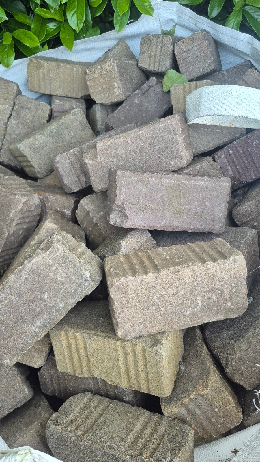 ✅️🧱17,5m2 GEBAKKEN TIENDUIMERS.  3 BIGBAGS, Tuin en Terras, Tegels en Klinkers, Ophalen, Klinkers