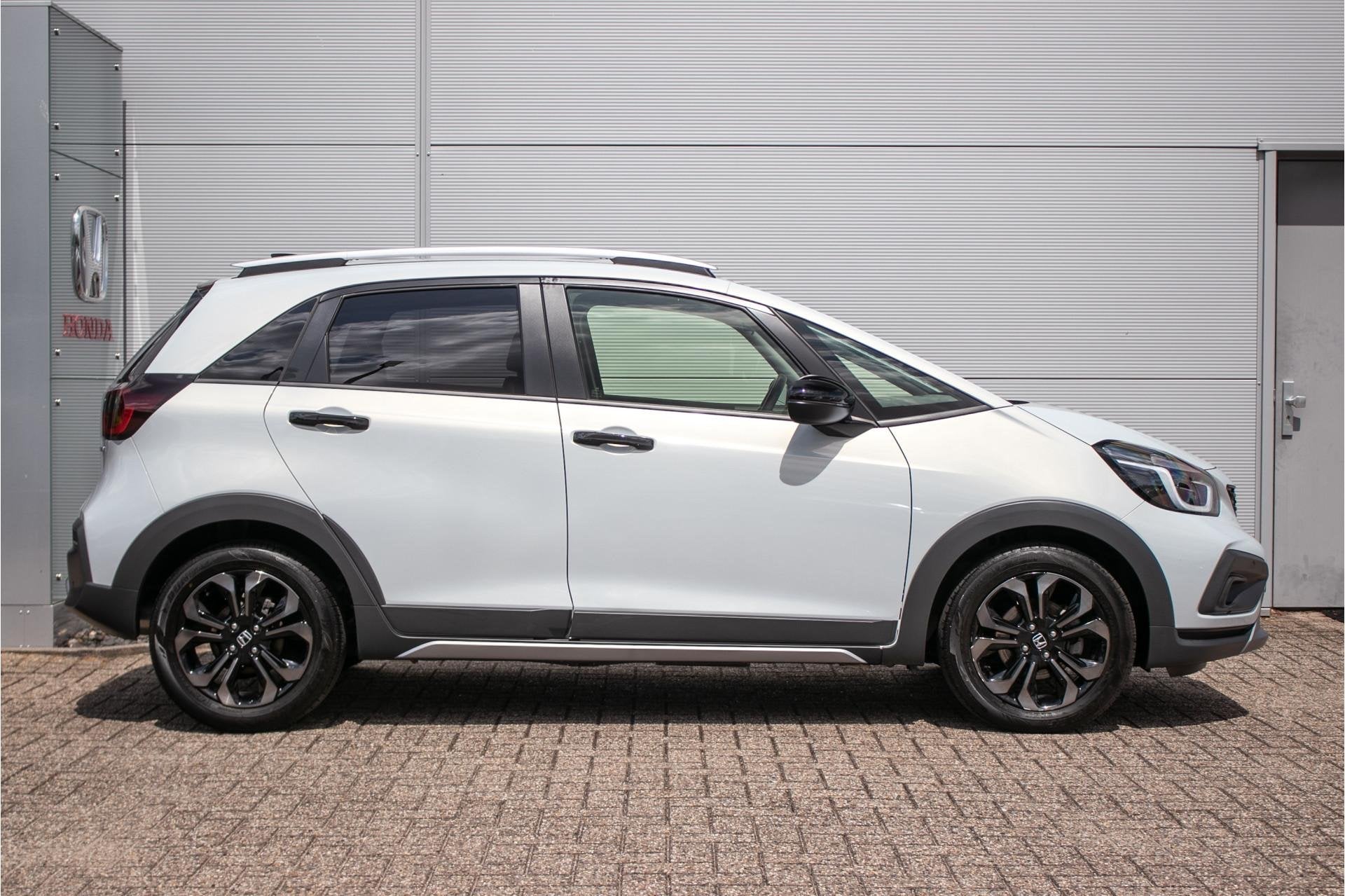 Honda Jazz 1.5 e:HEV Advance Crosstar Honda Sensing | Apple, Auto's, Zwart, Leder en Stof, Origineel Nederlands, Bedrijf