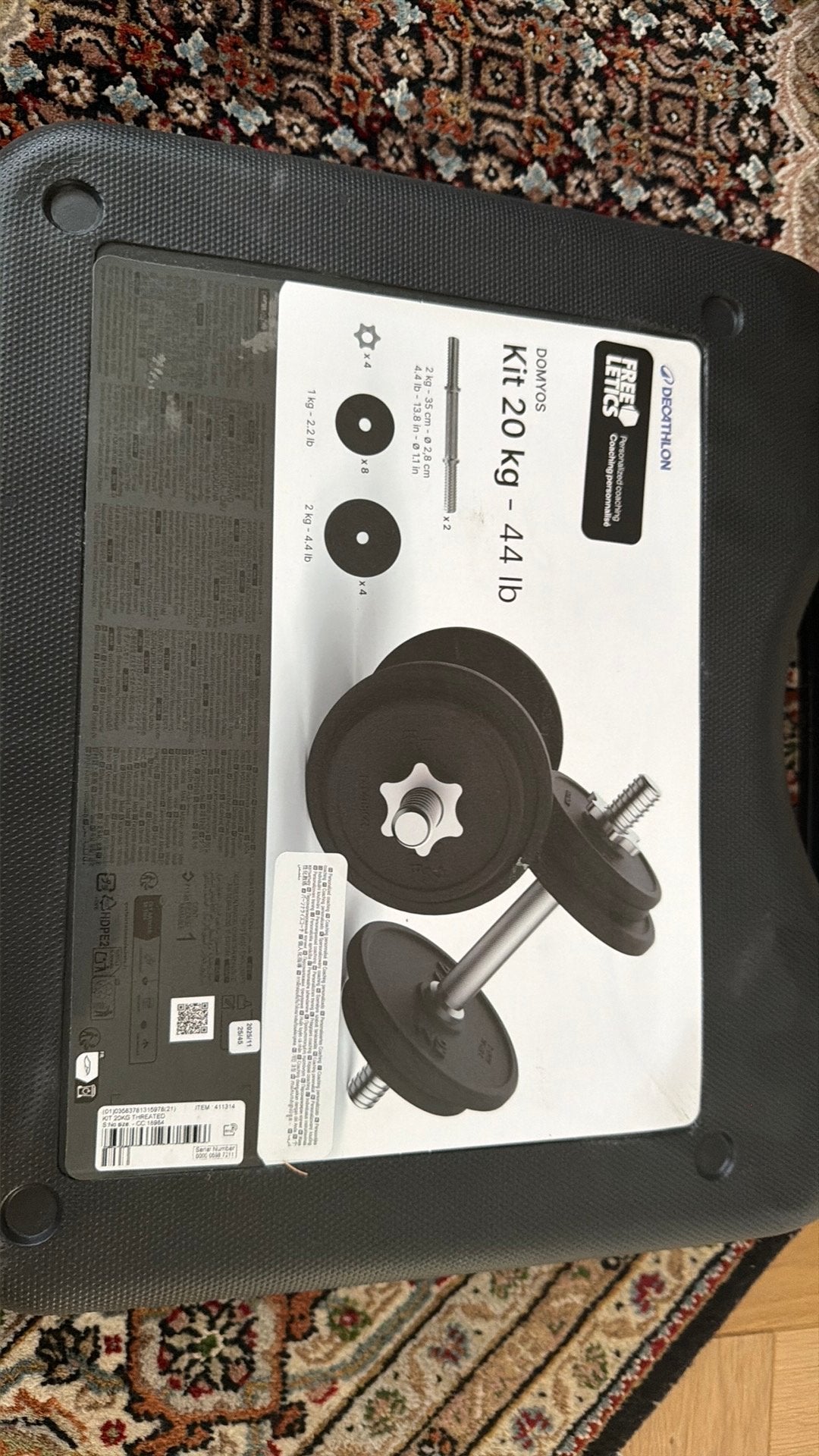 Dumbbells 20KG, Ophalen, Nieuw, Benen, Dumbbell