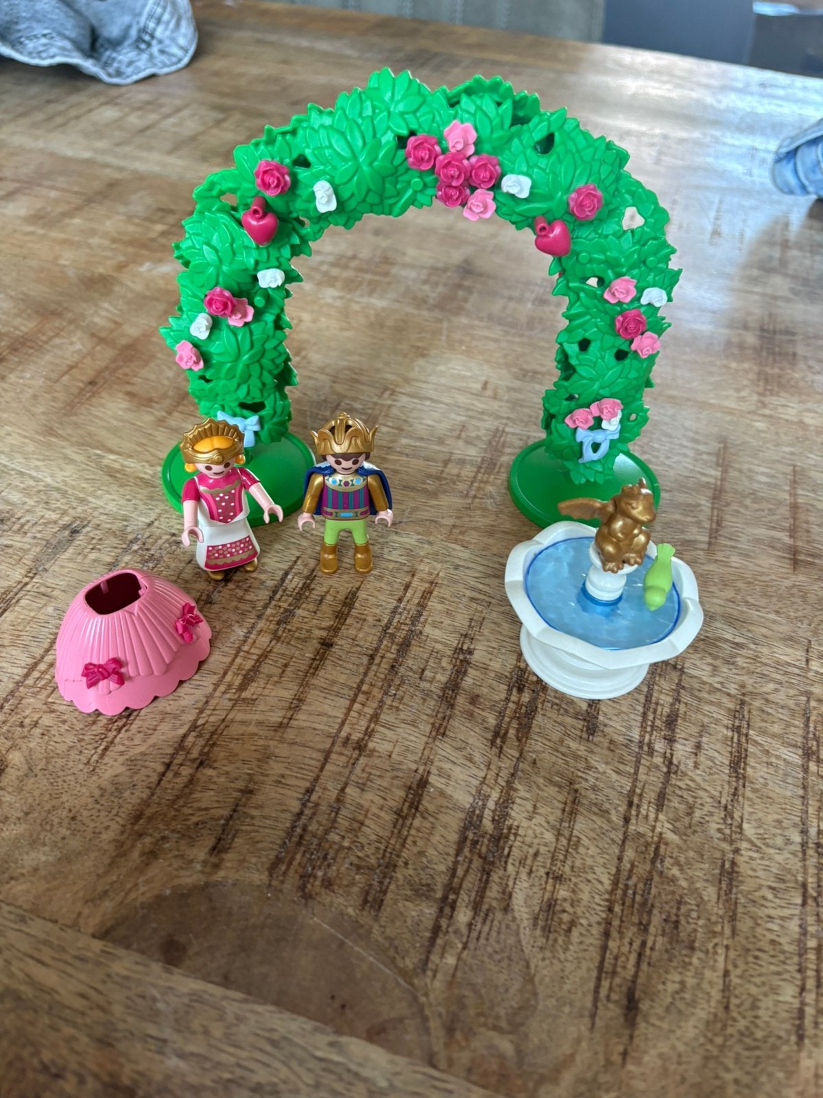 Playmobil prinsessen boog met fontein, Gebruikt, Overige typen, Complete set, Verzenden