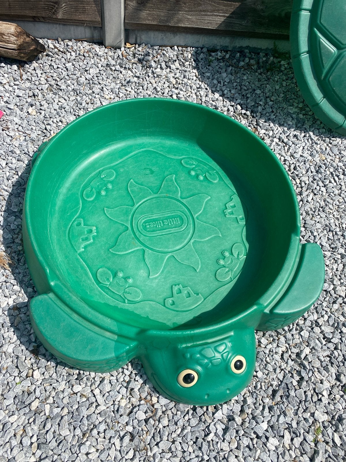 Little Tikes Schildpad Zandbak met Deksel, Ophalen, Gebruikt