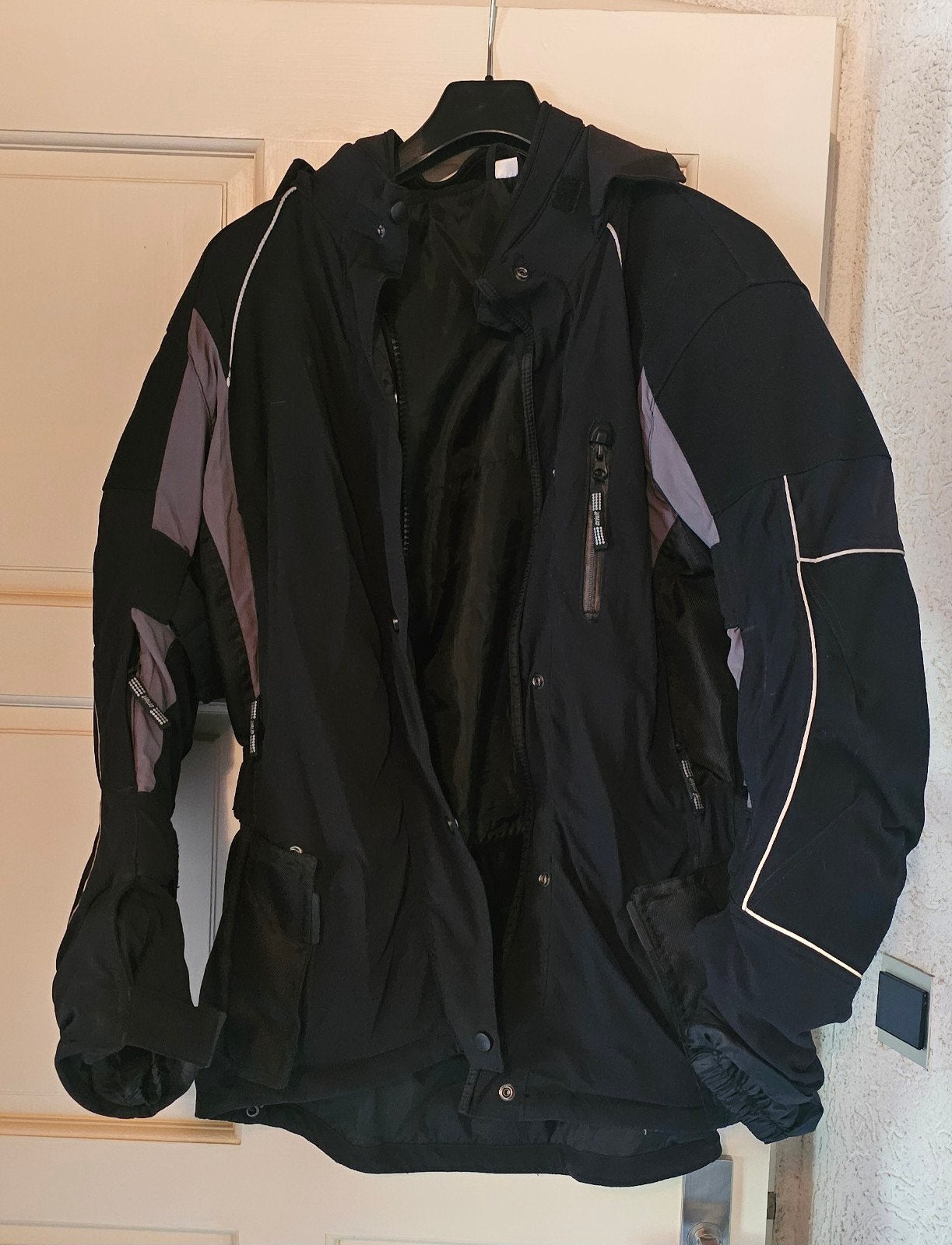 Crivit motorjas textiel maat L 44/46, Motoren, Ophalen, Tweedehands, Jas | textiel, Crivit