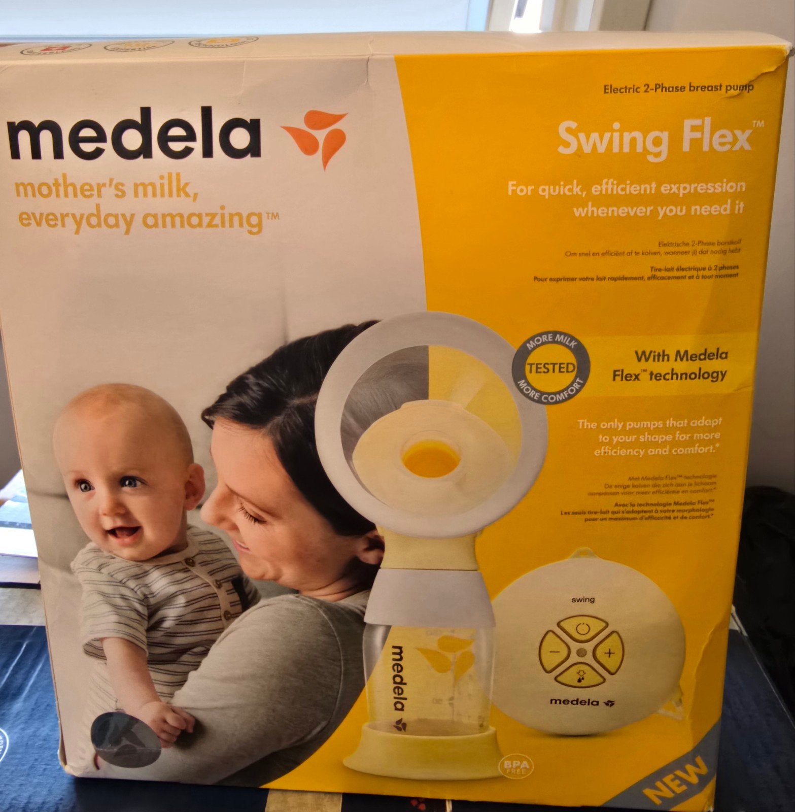 Medela Swing Flex Borstkolf - Zo goed als nieuw, Ophalen of Verzenden, Zo goed als nieuw