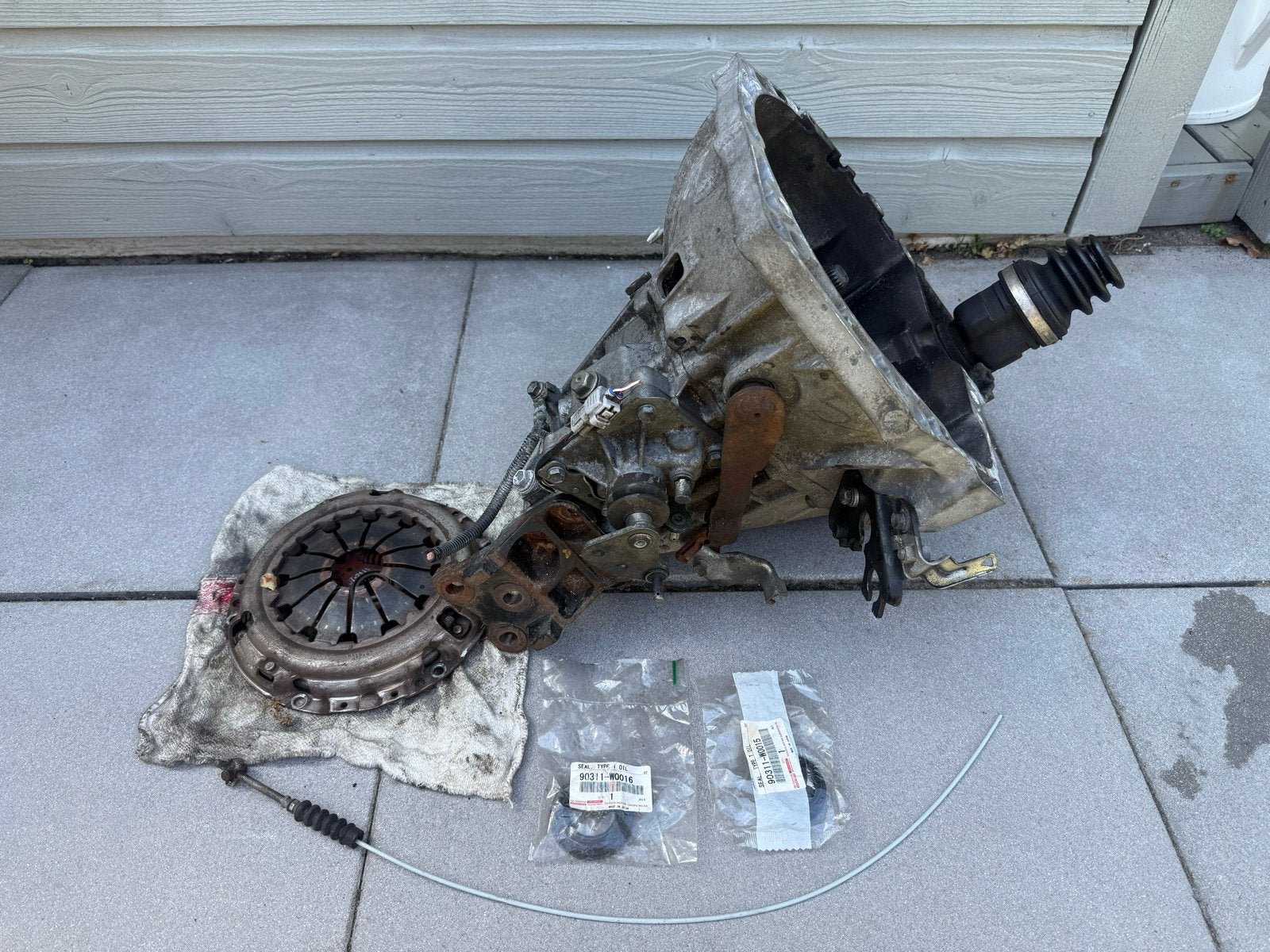 Toyota Aygo versnellingsbak koppeling en toebehoren, Auto-onderdelen, Ophalen of Verzenden, Gebruikt, Toyota