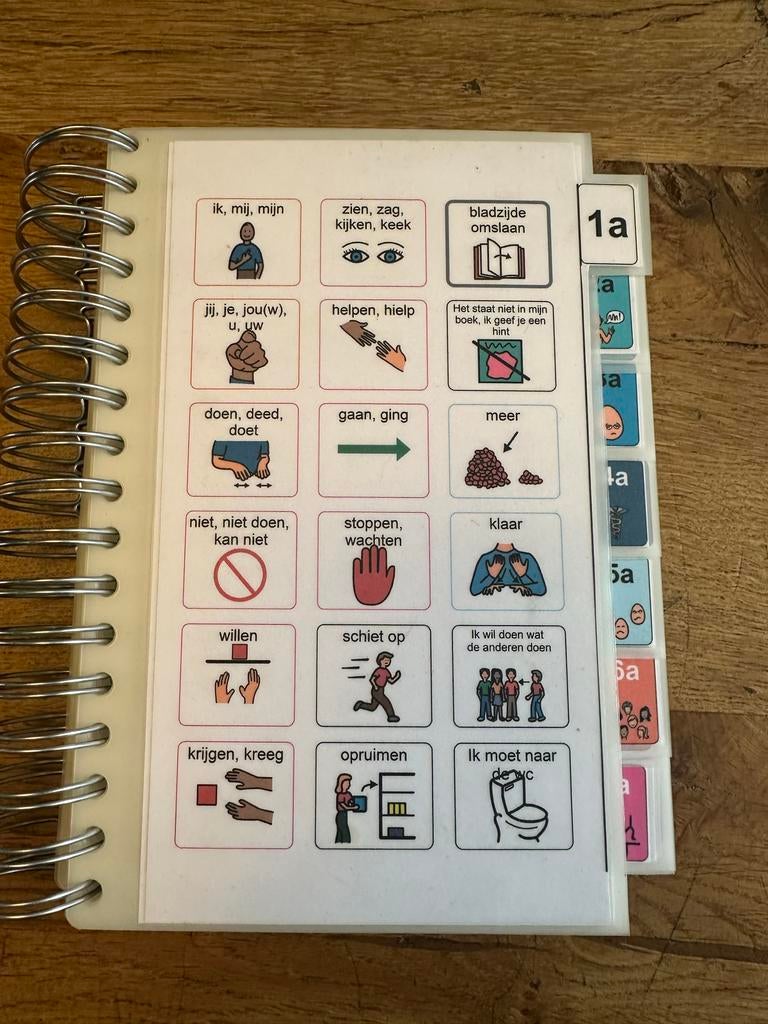 Groot Picto boek - samengesteld op advies logopediste, Kinderen en Baby's, Speelgoed | Educatief en Creatief, Nieuw, Taal en Lezen