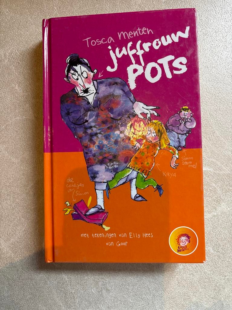 Juffrouw Pots - Tosca Menten (Kinderboek), Ophalen of Verzenden, Gelezen, Fictie algemeen