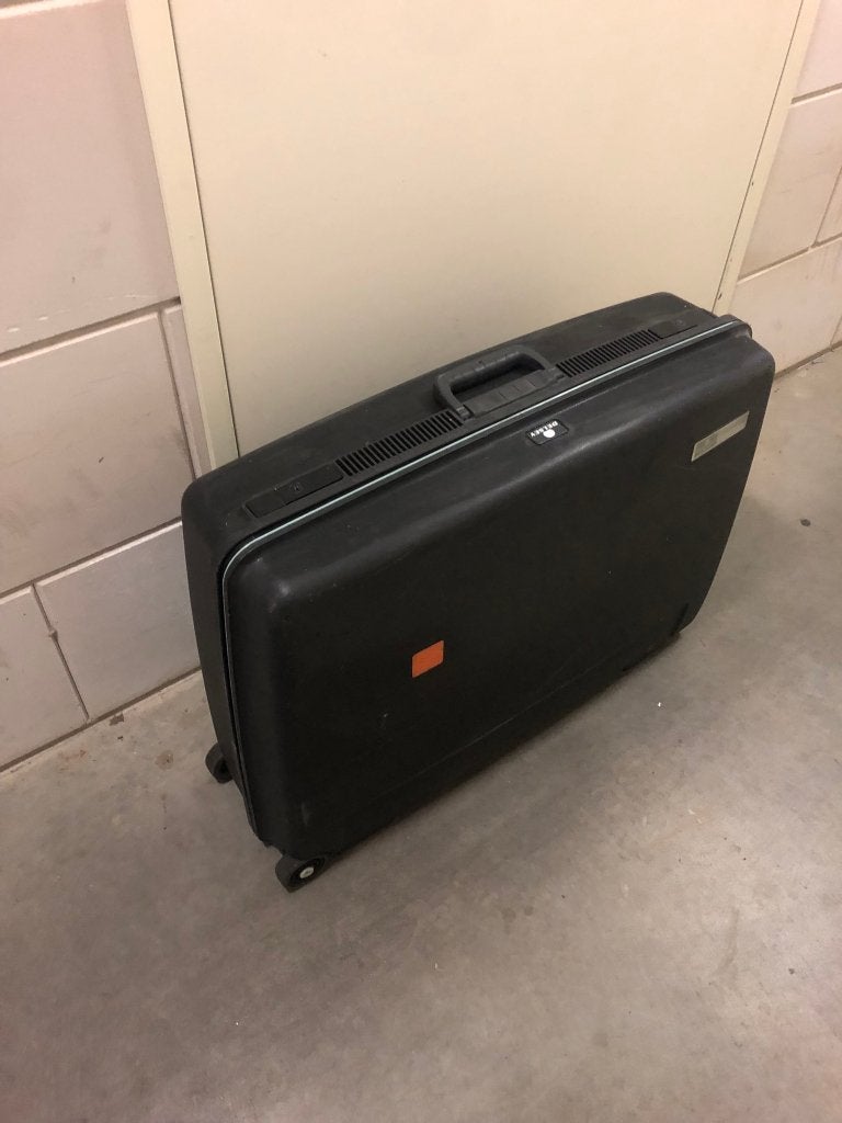 hardcase koffer met wieltjes, twee stuks, Sieraden, Tassen en Uiterlijk, Koffers, Gebruikt, Hard kunststof, 70 cm of meer, 55 cm of meer