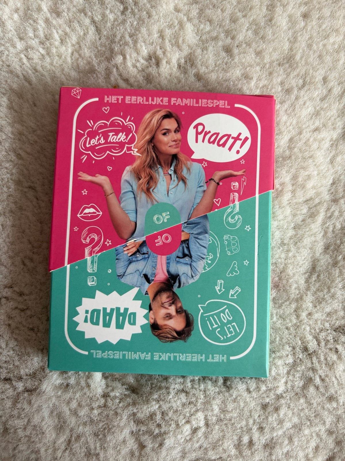 Praat! Of Daad! Het Eerlijke Familiespel - Nieuw, Drie of vier spelers, Ophalen of Verzenden, Nieuw