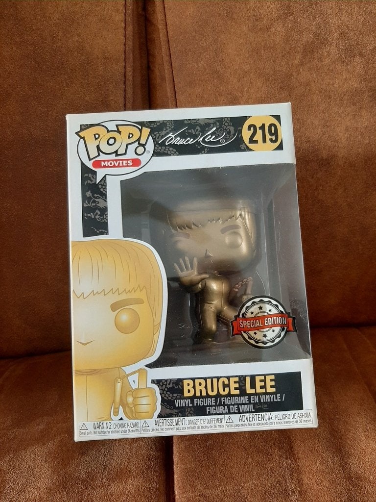 Bruce Lee 219, Funko Pop, Special Edition Gold, Verzamelen, Poppetjes en Figuurtjes, Ophalen of Verzenden, Nieuw