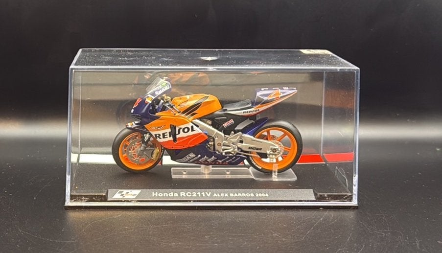 Honda RC211V Alex Barros 2004 Repsol #4 1:24, Overige merken, Auto, Groter dan 1:32, Ophalen of Verzenden