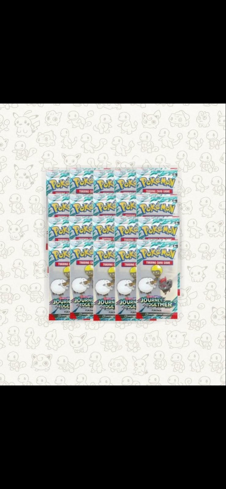 Pokémon Journey Together Fun Pack - 25 Booster Packs Frans, Ophalen of Verzenden, Nieuw, Booster